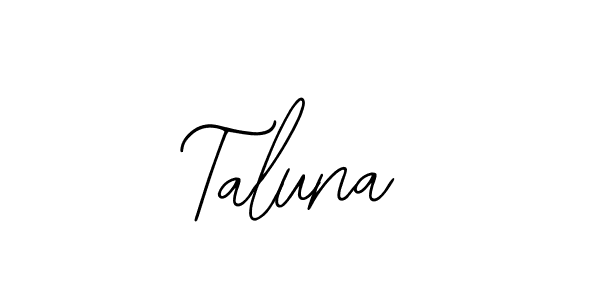 How to make Taluna signature? Bearetta-2O07w is a professional autograph style. Create handwritten signature for Taluna name. Taluna signature style 12 images and pictures png