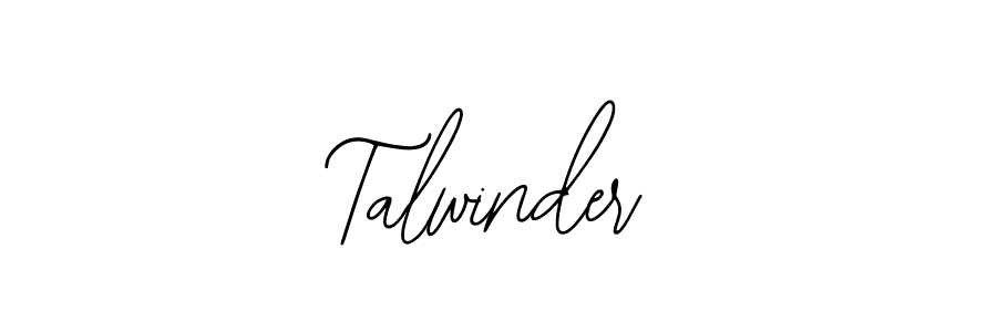 Design your own signature with our free online signature maker. With this signature software, you can create a handwritten (Bearetta-2O07w) signature for name Talwinder. Talwinder signature style 12 images and pictures png