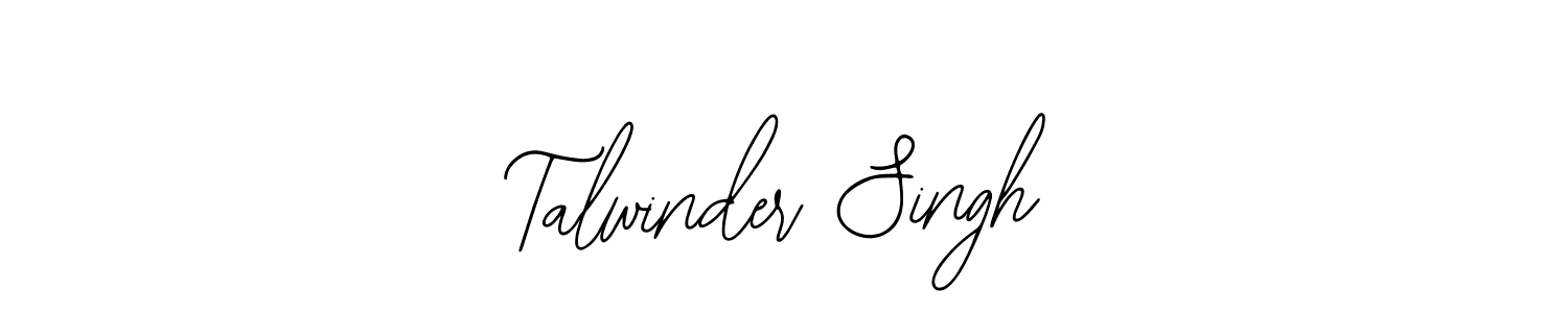 Talwinder Singh stylish signature style. Best Handwritten Sign (Bearetta-2O07w) for my name. Handwritten Signature Collection Ideas for my name Talwinder Singh. Talwinder Singh signature style 12 images and pictures png