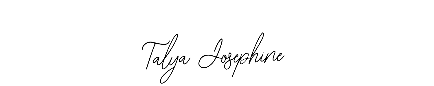 if you are searching for the best signature style for your name Talya Josephine. so please give up your signature search. here we have designed multiple signature styles  using Bearetta-2O07w. Talya Josephine signature style 12 images and pictures png