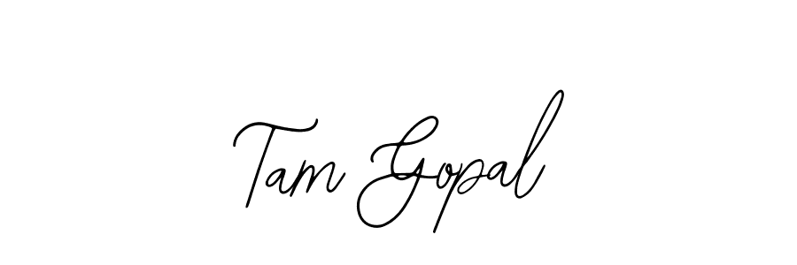 Design your own signature with our free online signature maker. With this signature software, you can create a handwritten (Bearetta-2O07w) signature for name Tam Gopal. Tam Gopal signature style 12 images and pictures png