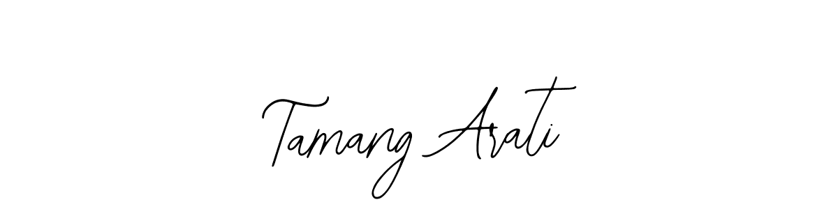 Similarly Bearetta-2O07w is the best handwritten signature design. Signature creator online .You can use it as an online autograph creator for name Tamang Arati. Tamang Arati signature style 12 images and pictures png