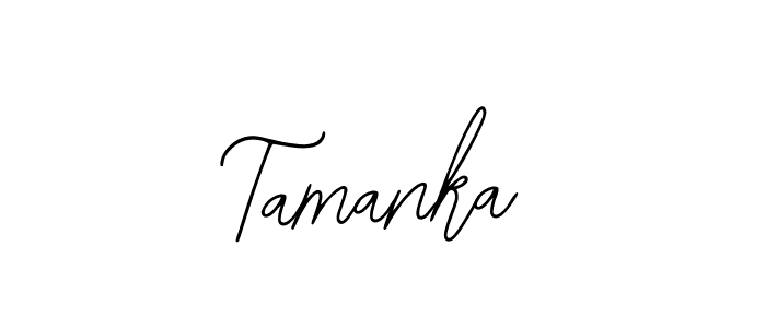 You should practise on your own different ways (Bearetta-2O07w) to write your name (Tamanka) in signature. don't let someone else do it for you. Tamanka signature style 12 images and pictures png