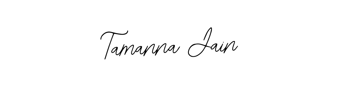 if you are searching for the best signature style for your name Tamanna Jain. so please give up your signature search. here we have designed multiple signature styles  using Bearetta-2O07w. Tamanna Jain signature style 12 images and pictures png