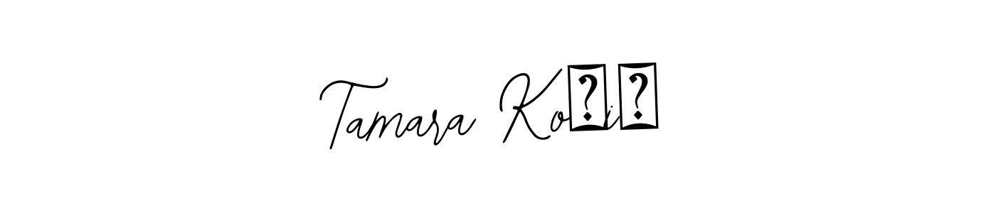 Make a beautiful signature design for name Tamara Kočiš. Use this online signature maker to create a handwritten signature for free. Tamara Kočiš signature style 12 images and pictures png