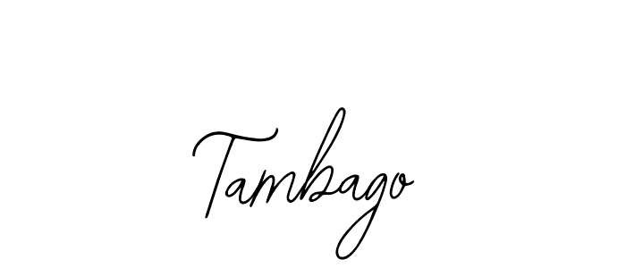 Make a beautiful signature design for name Tambago. With this signature (Bearetta-2O07w) style, you can create a handwritten signature for free. Tambago signature style 12 images and pictures png