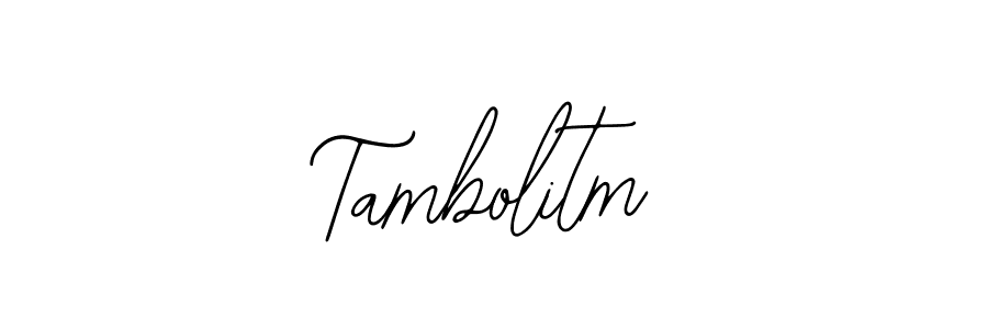 How to Draw Tambolitm signature style? Bearetta-2O07w is a latest design signature styles for name Tambolitm. Tambolitm signature style 12 images and pictures png