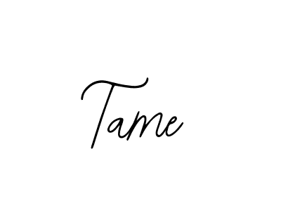 It looks lik you need a new signature style for name Tame. Design unique handwritten (Bearetta-2O07w) signature with our free signature maker in just a few clicks. Tame signature style 12 images and pictures png