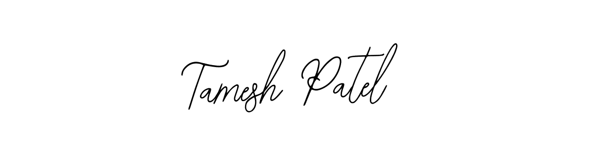 Also You can easily find your signature by using the search form. We will create Tamesh Patel name handwritten signature images for you free of cost using Bearetta-2O07w sign style. Tamesh Patel signature style 12 images and pictures png