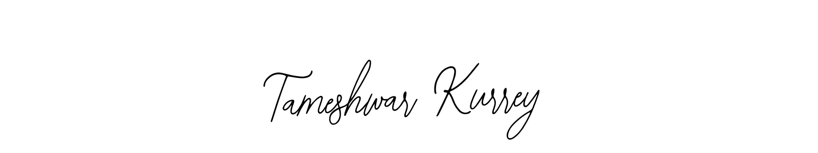 Design your own signature with our free online signature maker. With this signature software, you can create a handwritten (Bearetta-2O07w) signature for name Tameshwar Kurrey. Tameshwar Kurrey signature style 12 images and pictures png