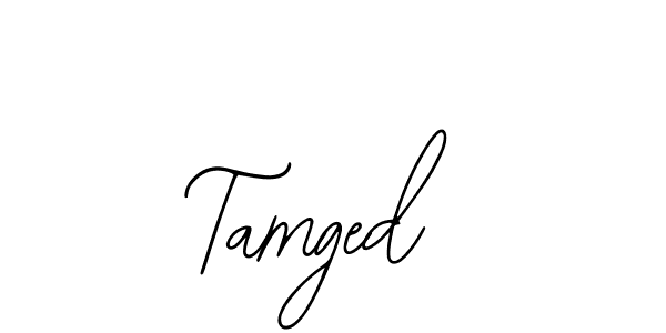 How to make Tamged name signature. Use Bearetta-2O07w style for creating short signs online. This is the latest handwritten sign. Tamged signature style 12 images and pictures png