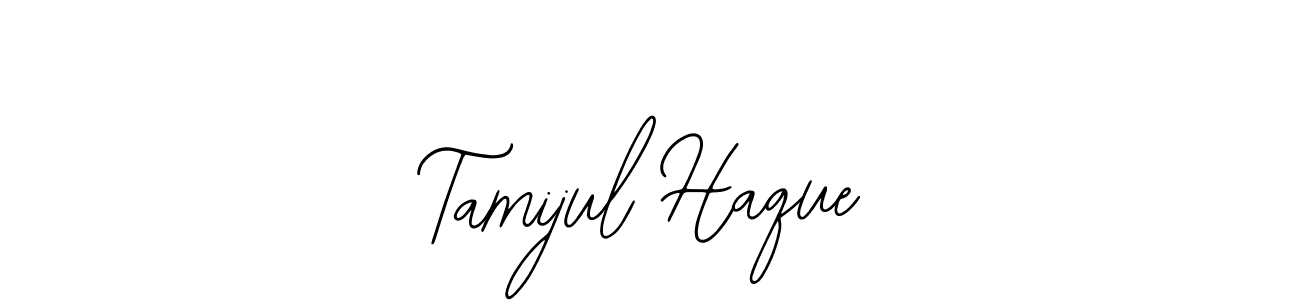 Design your own signature with our free online signature maker. With this signature software, you can create a handwritten (Bearetta-2O07w) signature for name Tamijul Haque. Tamijul Haque signature style 12 images and pictures png