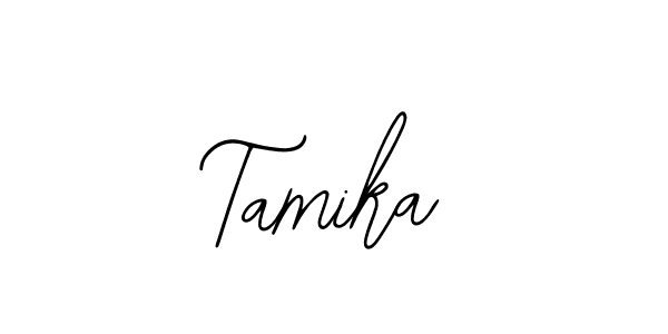 Make a short Tamika signature style. Manage your documents anywhere anytime using Bearetta-2O07w. Create and add eSignatures, submit forms, share and send files easily. Tamika signature style 12 images and pictures png