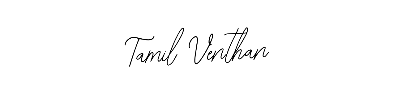 How to make Tamil Venthan name signature. Use Bearetta-2O07w style for creating short signs online. This is the latest handwritten sign. Tamil Venthan signature style 12 images and pictures png