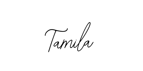 How to make Tamila signature? Bearetta-2O07w is a professional autograph style. Create handwritten signature for Tamila name. Tamila signature style 12 images and pictures png