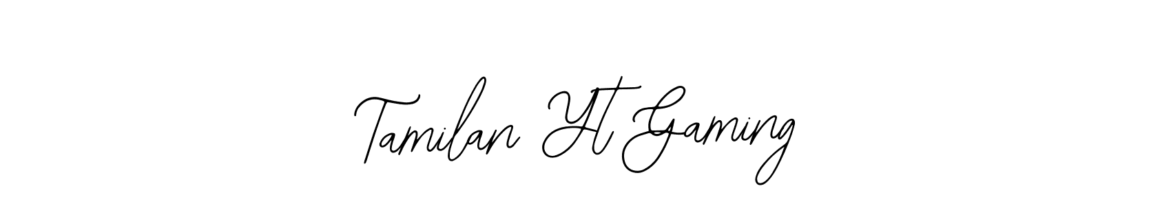 Check out images of Autograph of Tamilan Yt Gaming name. Actor Tamilan Yt Gaming Signature Style. Bearetta-2O07w is a professional sign style online. Tamilan Yt Gaming signature style 12 images and pictures png