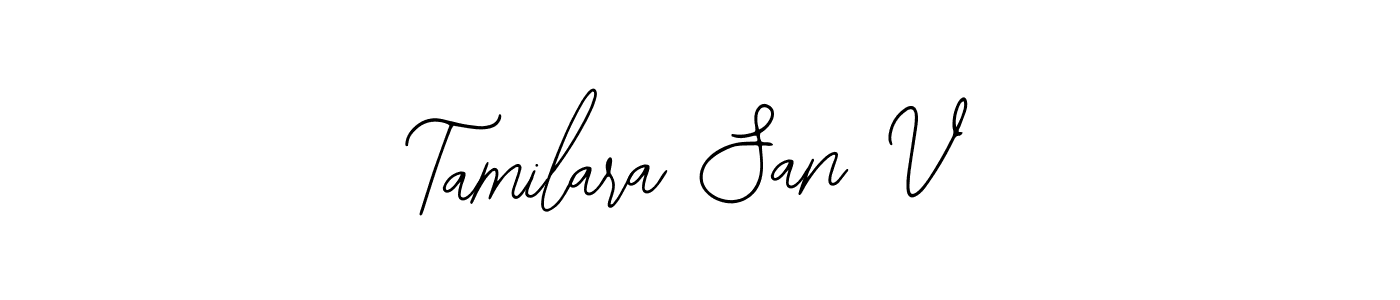 Create a beautiful signature design for name Tamilara San V. With this signature (Bearetta-2O07w) fonts, you can make a handwritten signature for free. Tamilara San V signature style 12 images and pictures png