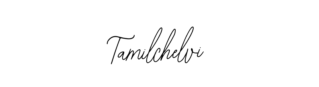 How to make Tamilchelvi name signature. Use Bearetta-2O07w style for creating short signs online. This is the latest handwritten sign. Tamilchelvi signature style 12 images and pictures png