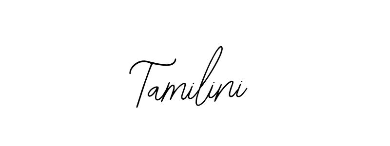 Design your own signature with our free online signature maker. With this signature software, you can create a handwritten (Bearetta-2O07w) signature for name Tamilini. Tamilini signature style 12 images and pictures png