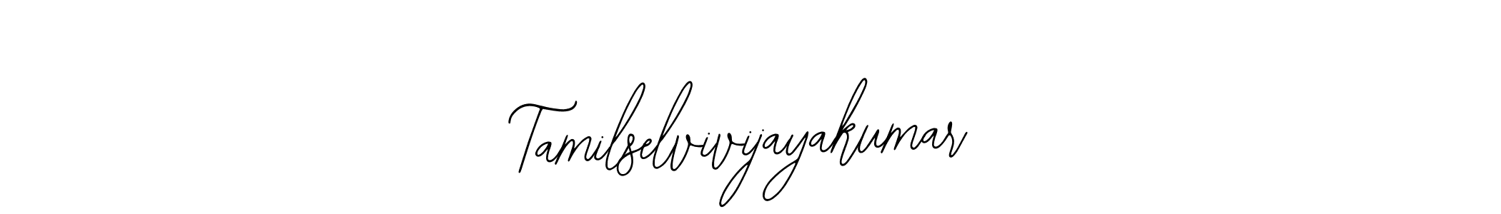 Use a signature maker to create a handwritten signature online. With this signature software, you can design (Bearetta-2O07w) your own signature for name Tamilselvivijayakumar. Tamilselvivijayakumar signature style 12 images and pictures png