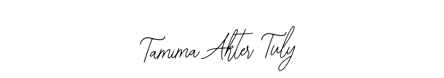 Similarly Bearetta-2O07w is the best handwritten signature design. Signature creator online .You can use it as an online autograph creator for name Tamima Akter Tuly. Tamima Akter Tuly signature style 12 images and pictures png