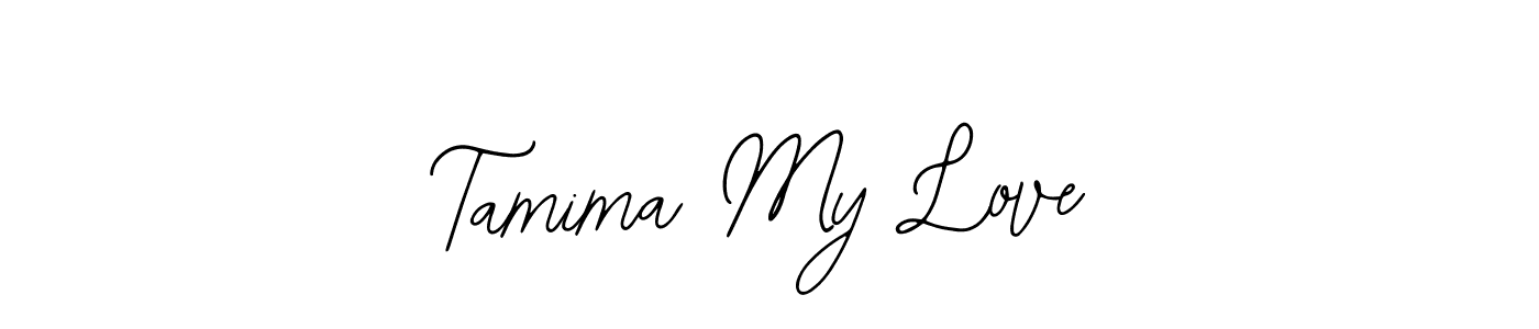 Create a beautiful signature design for name Tamima My Love. With this signature (Bearetta-2O07w) fonts, you can make a handwritten signature for free. Tamima My Love signature style 12 images and pictures png