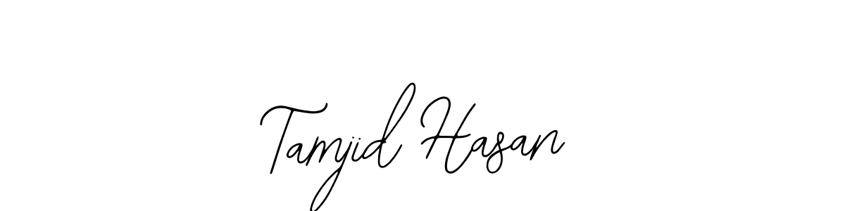 Design your own signature with our free online signature maker. With this signature software, you can create a handwritten (Bearetta-2O07w) signature for name Tamjid Hasan. Tamjid Hasan signature style 12 images and pictures png