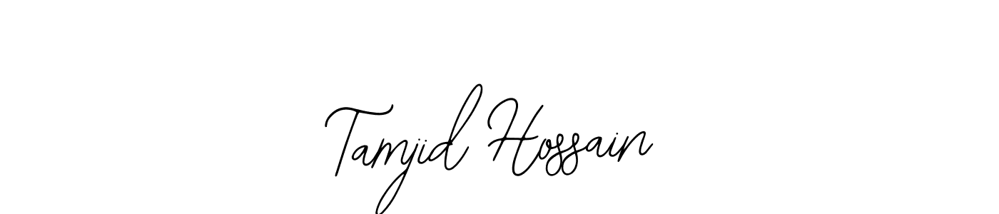 How to make Tamjid Hossain name signature. Use Bearetta-2O07w style for creating short signs online. This is the latest handwritten sign. Tamjid Hossain signature style 12 images and pictures png