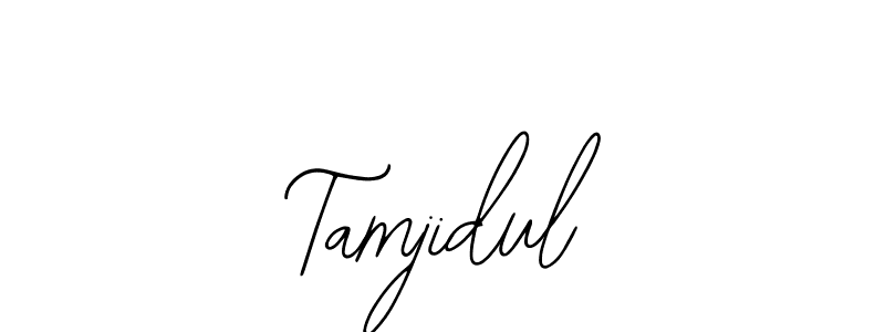 if you are searching for the best signature style for your name Tamjidul. so please give up your signature search. here we have designed multiple signature styles  using Bearetta-2O07w. Tamjidul signature style 12 images and pictures png