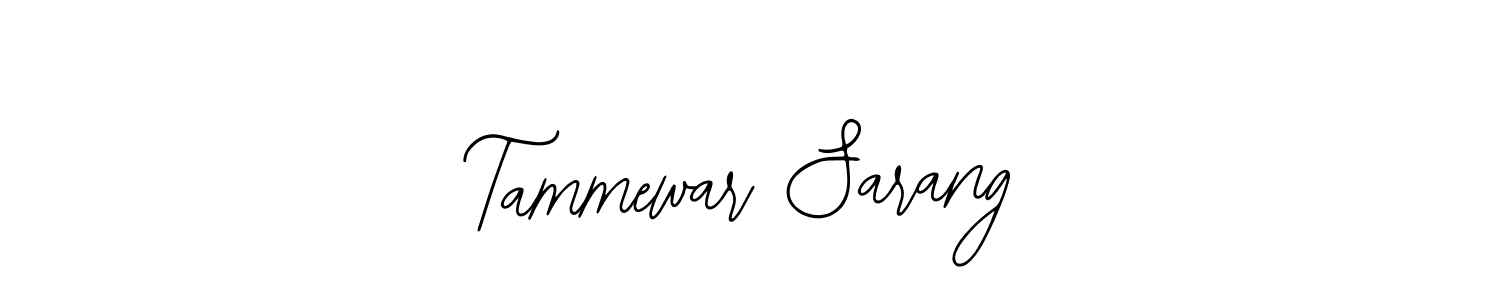 Create a beautiful signature design for name Tammewar Sarang. With this signature (Bearetta-2O07w) fonts, you can make a handwritten signature for free. Tammewar Sarang signature style 12 images and pictures png