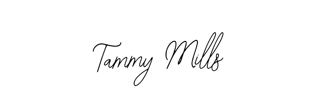 Design your own signature with our free online signature maker. With this signature software, you can create a handwritten (Bearetta-2O07w) signature for name Tammy Mills. Tammy Mills signature style 12 images and pictures png