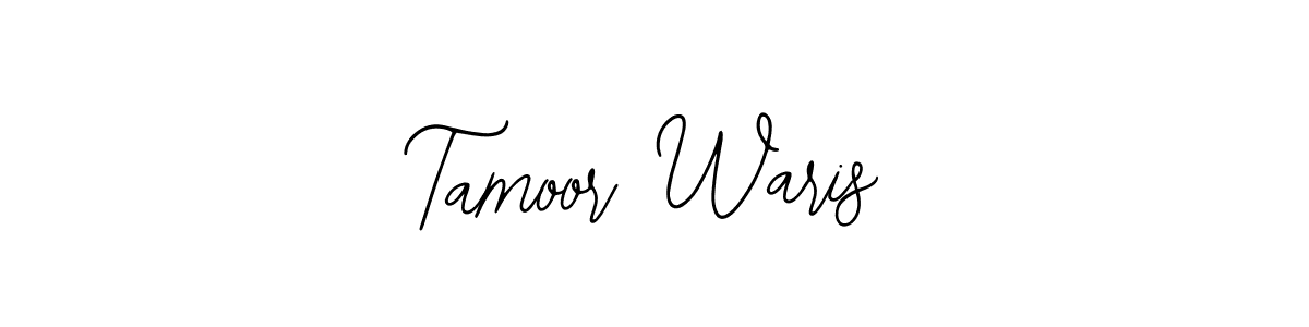 This is the best signature style for the Tamoor Waris name. Also you like these signature font (Bearetta-2O07w). Mix name signature. Tamoor Waris signature style 12 images and pictures png