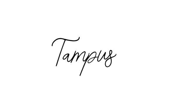 How to make Tampus name signature. Use Bearetta-2O07w style for creating short signs online. This is the latest handwritten sign. Tampus signature style 12 images and pictures png