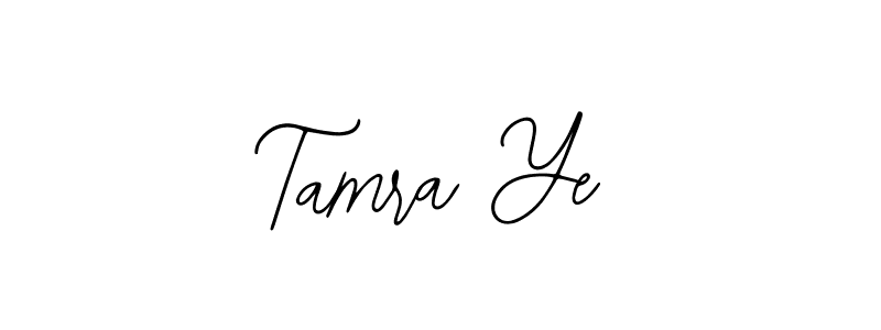 Make a beautiful signature design for name Tamra Ye. Use this online signature maker to create a handwritten signature for free. Tamra Ye signature style 12 images and pictures png