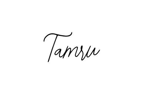 Design your own signature with our free online signature maker. With this signature software, you can create a handwritten (Bearetta-2O07w) signature for name Tamru. Tamru signature style 12 images and pictures png