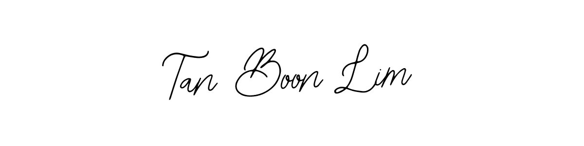 The best way (Bearetta-2O07w) to make a short signature is to pick only two or three words in your name. The name Tan Boon Lim include a total of six letters. For converting this name. Tan Boon Lim signature style 12 images and pictures png