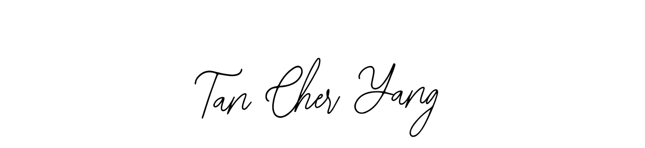 Also You can easily find your signature by using the search form. We will create Tan Cher Yang name handwritten signature images for you free of cost using Bearetta-2O07w sign style. Tan Cher Yang signature style 12 images and pictures png