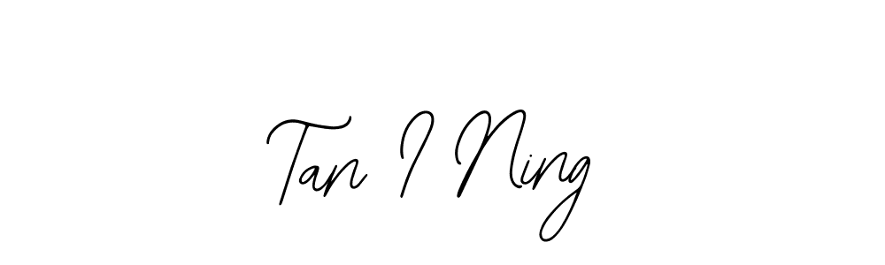 This is the best signature style for the Tan I Ning name. Also you like these signature font (Bearetta-2O07w). Mix name signature. Tan I Ning signature style 12 images and pictures png