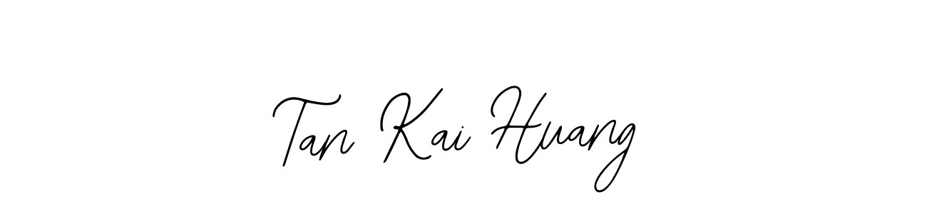 Use a signature maker to create a handwritten signature online. With this signature software, you can design (Bearetta-2O07w) your own signature for name Tan Kai Huang. Tan Kai Huang signature style 12 images and pictures png