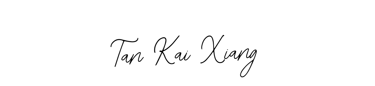 Use a signature maker to create a handwritten signature online. With this signature software, you can design (Bearetta-2O07w) your own signature for name Tan Kai Xiang. Tan Kai Xiang signature style 12 images and pictures png