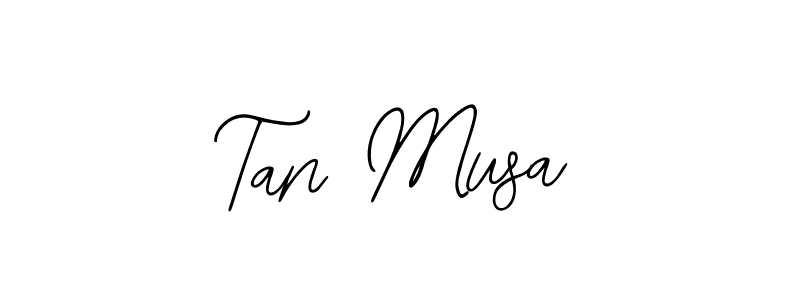 How to make Tan Musa name signature. Use Bearetta-2O07w style for creating short signs online. This is the latest handwritten sign. Tan Musa signature style 12 images and pictures png