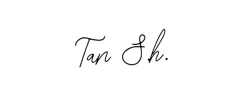 Similarly Bearetta-2O07w is the best handwritten signature design. Signature creator online .You can use it as an online autograph creator for name Tan S.h.. Tan S.h. signature style 12 images and pictures png