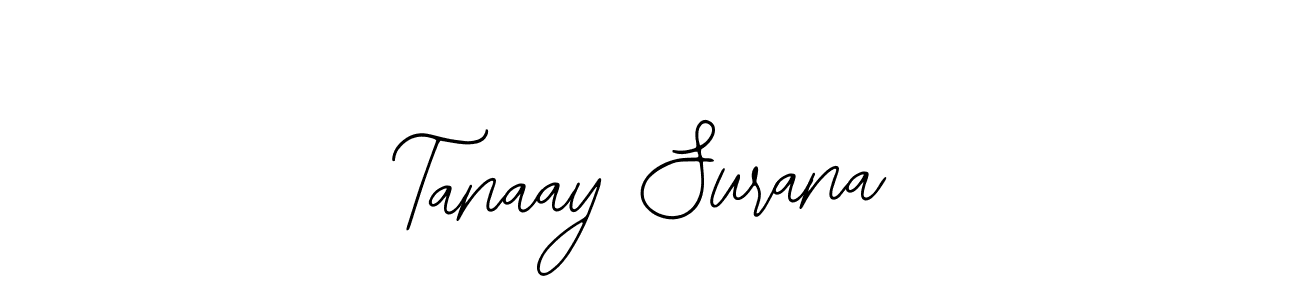 Use a signature maker to create a handwritten signature online. With this signature software, you can design (Bearetta-2O07w) your own signature for name Tanaay Surana. Tanaay Surana signature style 12 images and pictures png