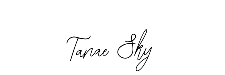 Use a signature maker to create a handwritten signature online. With this signature software, you can design (Bearetta-2O07w) your own signature for name Tanae Sky. Tanae Sky signature style 12 images and pictures png