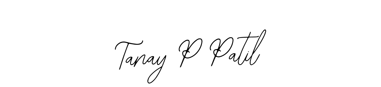 This is the best signature style for the Tanay P Patil name. Also you like these signature font (Bearetta-2O07w). Mix name signature. Tanay P Patil signature style 12 images and pictures png