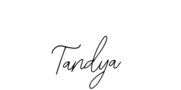 Design your own signature with our free online signature maker. With this signature software, you can create a handwritten (Bearetta-2O07w) signature for name Tandya. Tandya signature style 12 images and pictures png