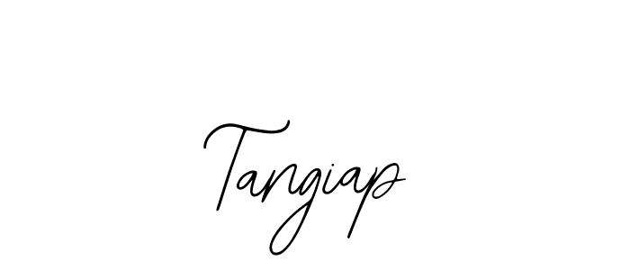 You should practise on your own different ways (Bearetta-2O07w) to write your name (Tangiap) in signature. don't let someone else do it for you. Tangiap signature style 12 images and pictures png