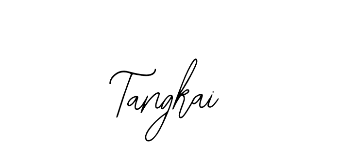 Use a signature maker to create a handwritten signature online. With this signature software, you can design (Bearetta-2O07w) your own signature for name Tangkai. Tangkai signature style 12 images and pictures png