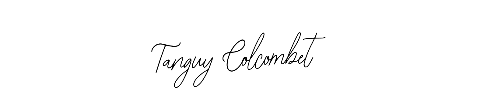 Use a signature maker to create a handwritten signature online. With this signature software, you can design (Bearetta-2O07w) your own signature for name Tanguy Colcombet. Tanguy Colcombet signature style 12 images and pictures png