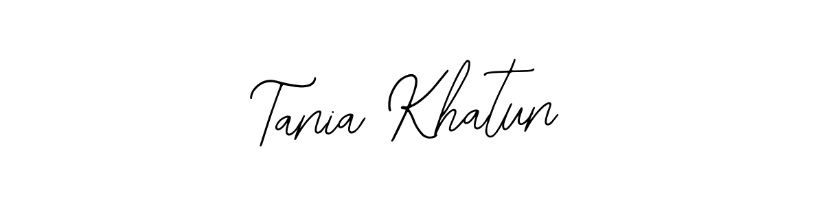 Make a beautiful signature design for name Tania Khatun. Use this online signature maker to create a handwritten signature for free. Tania Khatun signature style 12 images and pictures png
